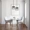 Designers Fountain Aster 60 Watt 1 Light Matte Black Pendant with Grey Wood And Metal Cage Shade D226M-10P-MB - alternate 2